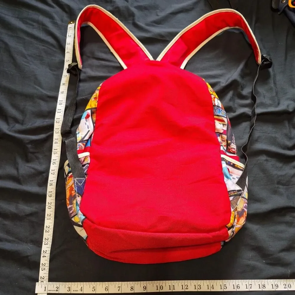 One-piece Manga Panel Print Backpack